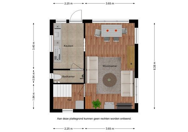 Floorplan - Oesterpad 1, 4513 AN Hoofdplaat